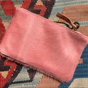 Clare V ponyhair clutch/wallet
